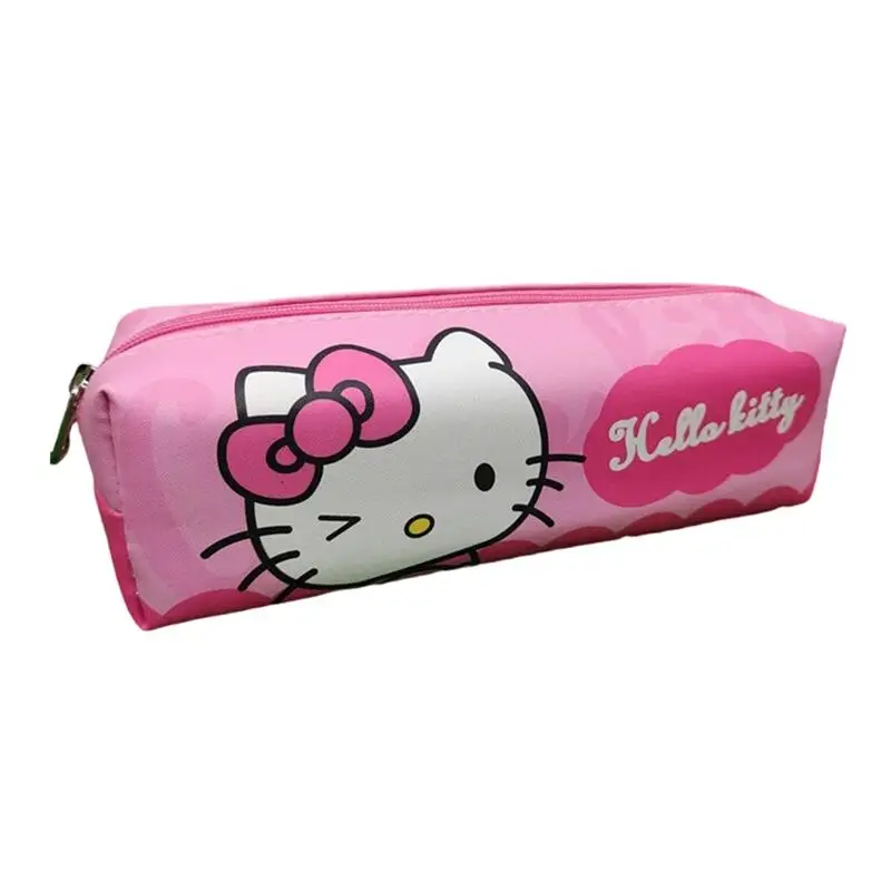 Sanrio Hello Kitty Stationery Bag Miniso Anime Cartoon Cute Kuromi Large Capacity Stationery Bag Girl&Child Holiday Gifts