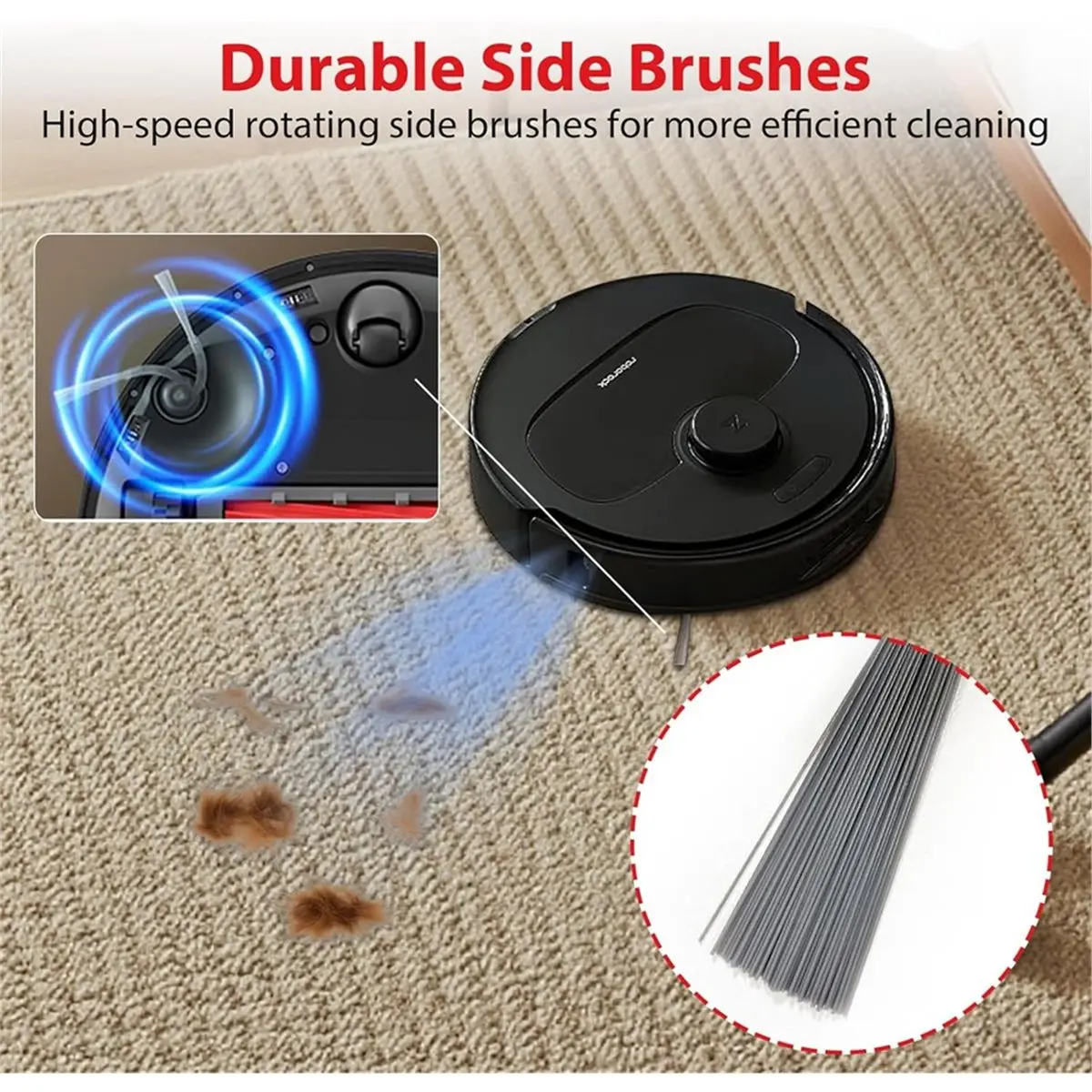 

Аксессуары для робота-пылесоса 35A, 35S, QR 598, QR 798, основные щетки, боковые щетки, фильтры, подушечки для швабры, мешки для пыли