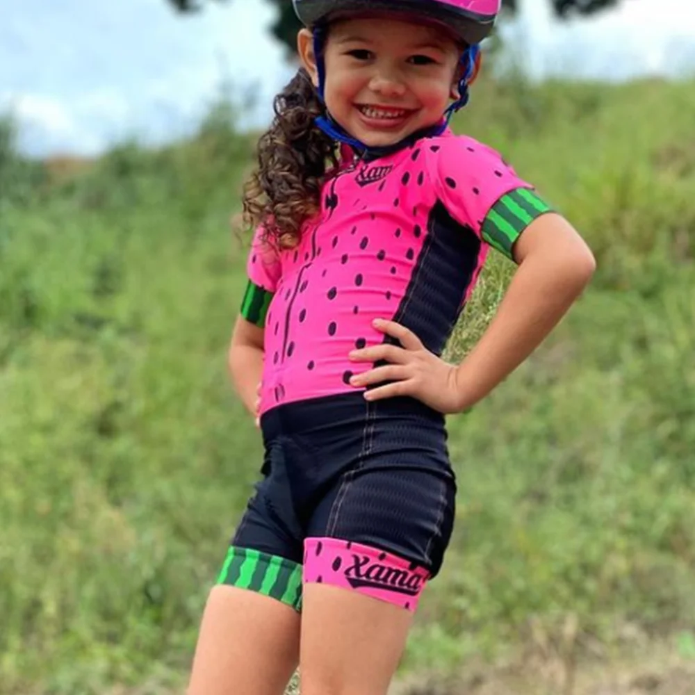 Cycling triathlon suit summer kids riding racing bodysuit ropa ciclismo pro team mtb bike clothing outdoor bicycle skinsuit