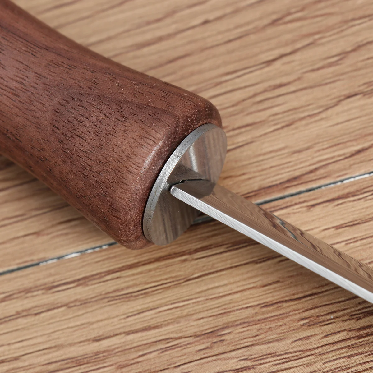 

Stainless Steel Oyster Shucker Thick Wooden Handle Ergonomic Grip Kitchen Tool Clam Scallop Shellfish Cutter Seafood Tool