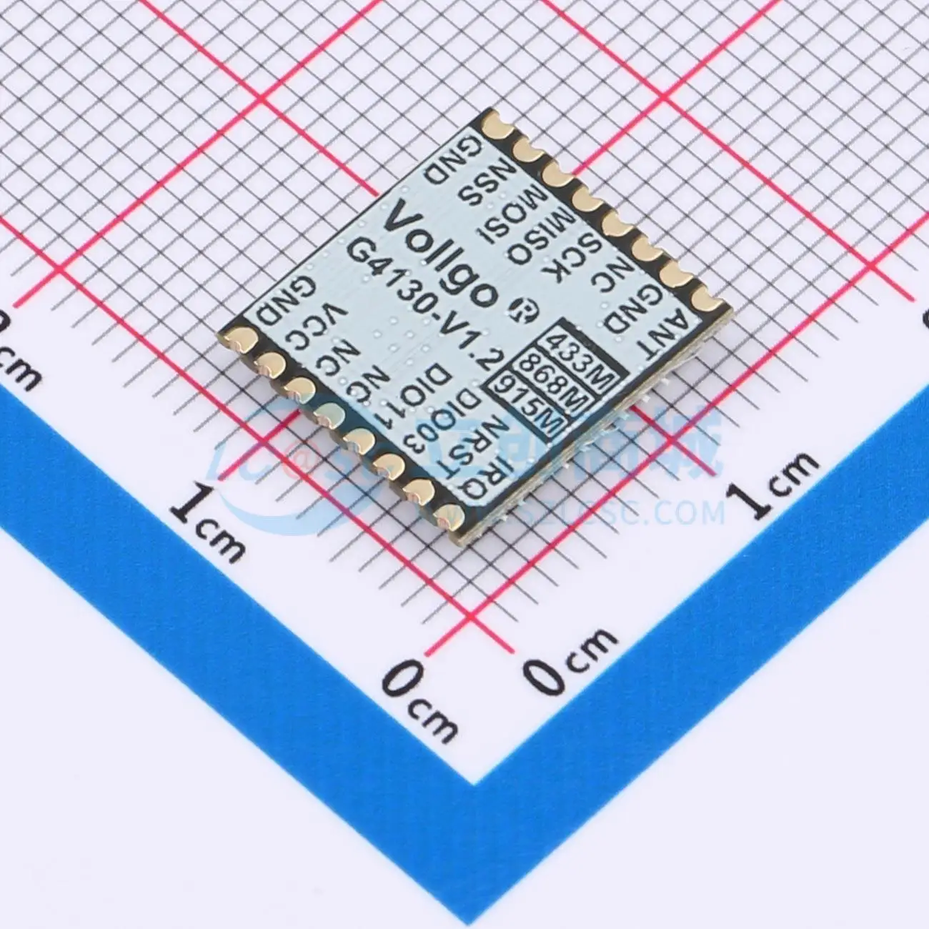 4pcs VG4171S433N0S1 SMD 13.5x12mm transceiver 433MHz 20dBm RF Wireless Communication Module for Smart Home System