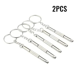 3-in-1 Mini Precision Repair Screwdriver Multifunctional Portable Optical/Eyeglasses/Sunglasses/Jewelry/Watches With Key Chain