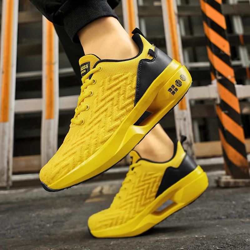 Sepatu Lari Pria Mewah yang Bernapas, Sepatu Kasual, Sepatu Loafer Fashion, Sepatu Tenis untuk Pria