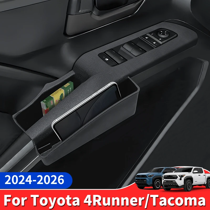 

Для 2026 2025 2024 Toyota 4Runner Tacoma стеклянная подъемная защитная накладка с карманом для хранения салона автомобиля пыленепроницаемые аксессуары