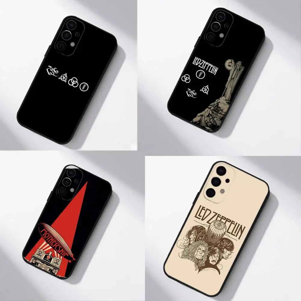 Band L-Led Z-ZeppeLines Shockproof Phone Case For Samsung S26,S25,S24,S21,S22,S23,S30,Ultra,S20,Plus,Fe,Lite,5G Black Cover