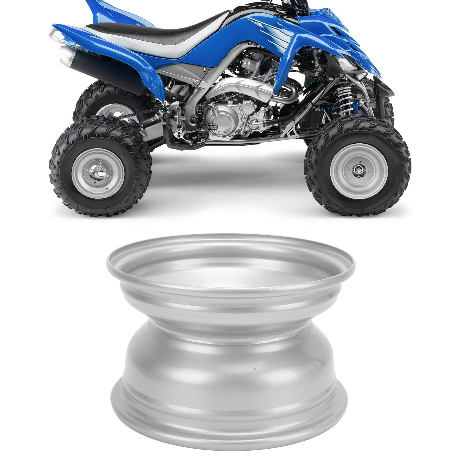 

Go Kart Wheel Hub, Aluminum Alloy 4 Stud Atv Wheel Hub, 8 Inch, 4 Lug Hole, Suitable for Quad Bike, Go Kart, Golf Cart