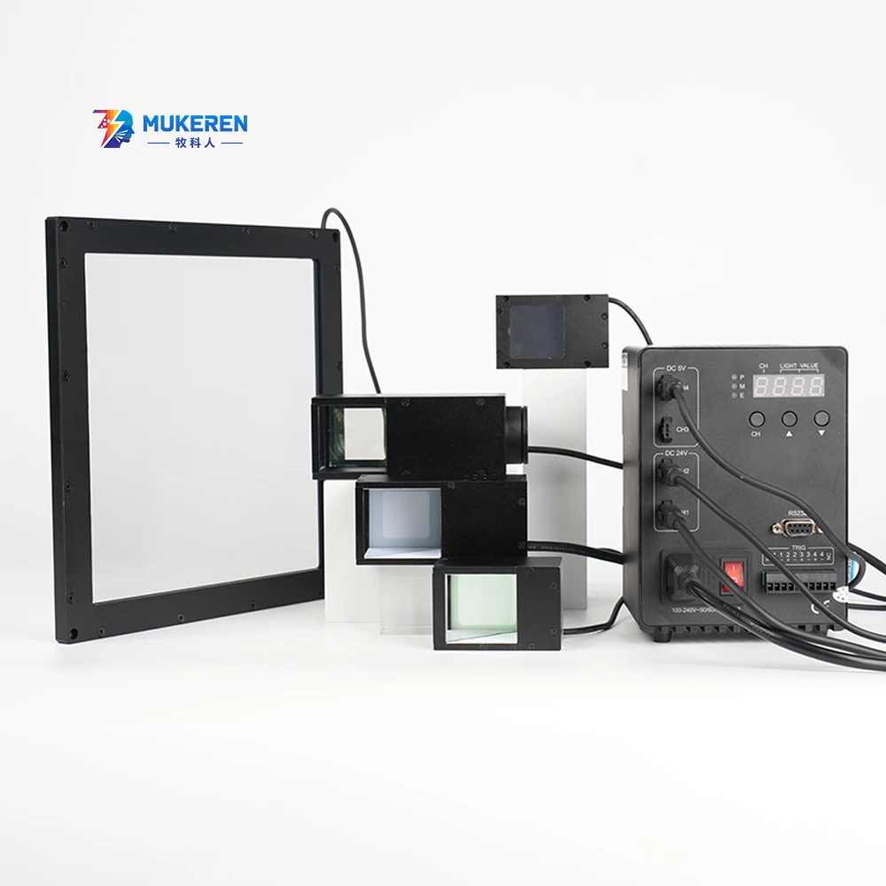 Machine Vision Contour Positioning Dimension Measurement System for Uneven IP54 Rated Multi-Color Planar Coaxial Light Source