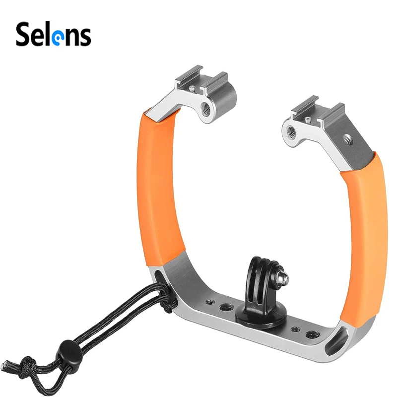 Selens Diving Rig Handheld Video Dive Light Stabilizer Tray For Sport Camera Gopro Waterproof Bracket Photography Accessories