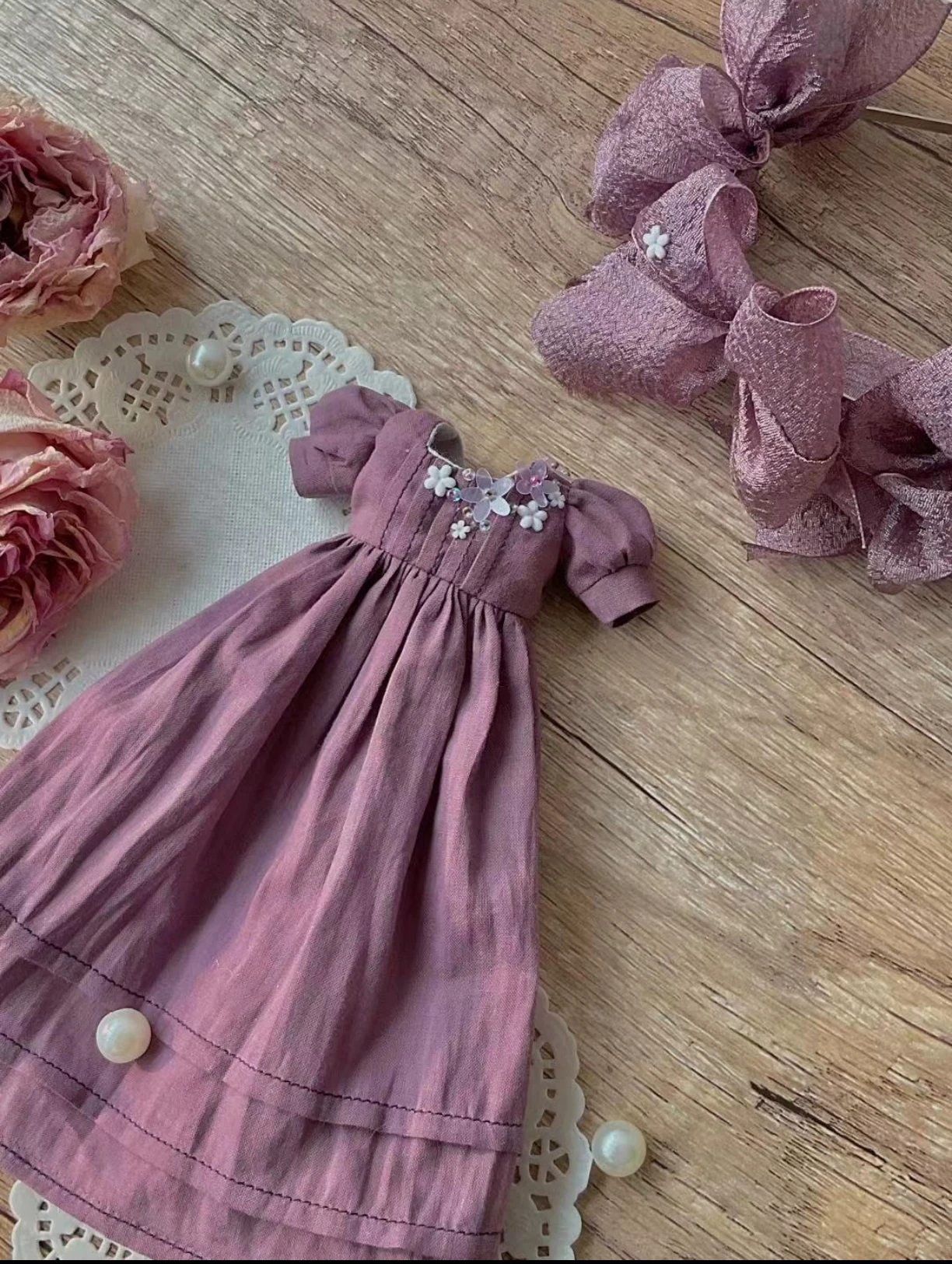 Blyth Clothes Set papillon viola Abbigliamento per bambola (adatto per bambola Blythe Pullip, ICY, Lati, JerryB, OB24, BJD, Dal)