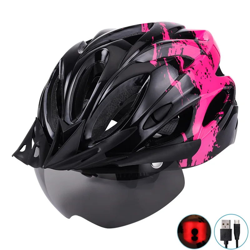 

Ultra-Light Adjustable Breathable Bike Helmet for Road & Mountain Cycling Men