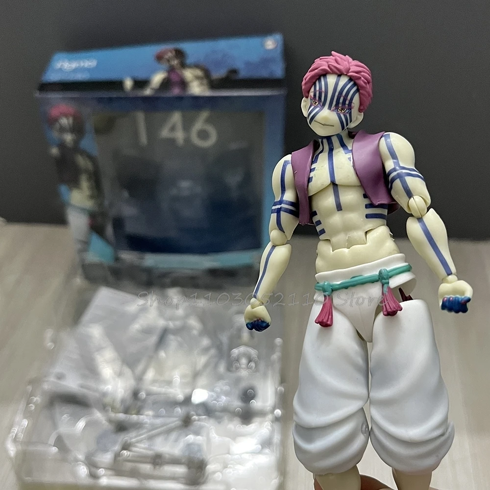 

Аниме-фигурка Figma 146 Аказа, коллекционная модель из PVC по мотивам Demon Slayer, фигурки Аказы и Хакуджи, игрушка-кукла, подарок на день рождения