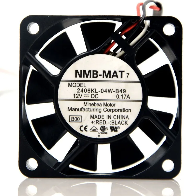 New 6CM 60*60*15MM 12V 0.21A 2406KL-04W-B59 Server frequency converte Cooling r fan