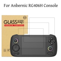 For Anbernic RG406H Screen Protector Film 9H Game Console RG406H Tempered Glass Screen Protectors Films Accessories Gift
