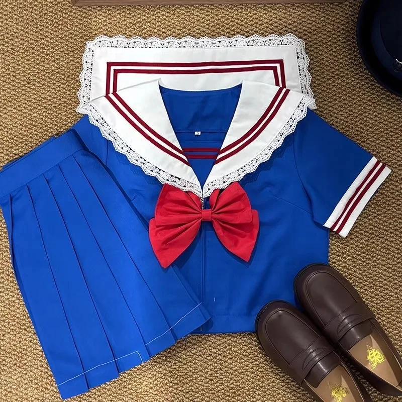 Spitze Matrosenanzug Hohe Qualität JK Uniform Set Lange/Kurzarm Seifuku Japanische Koreanische Rolle Spielen Schule Student Kleidung cosplay