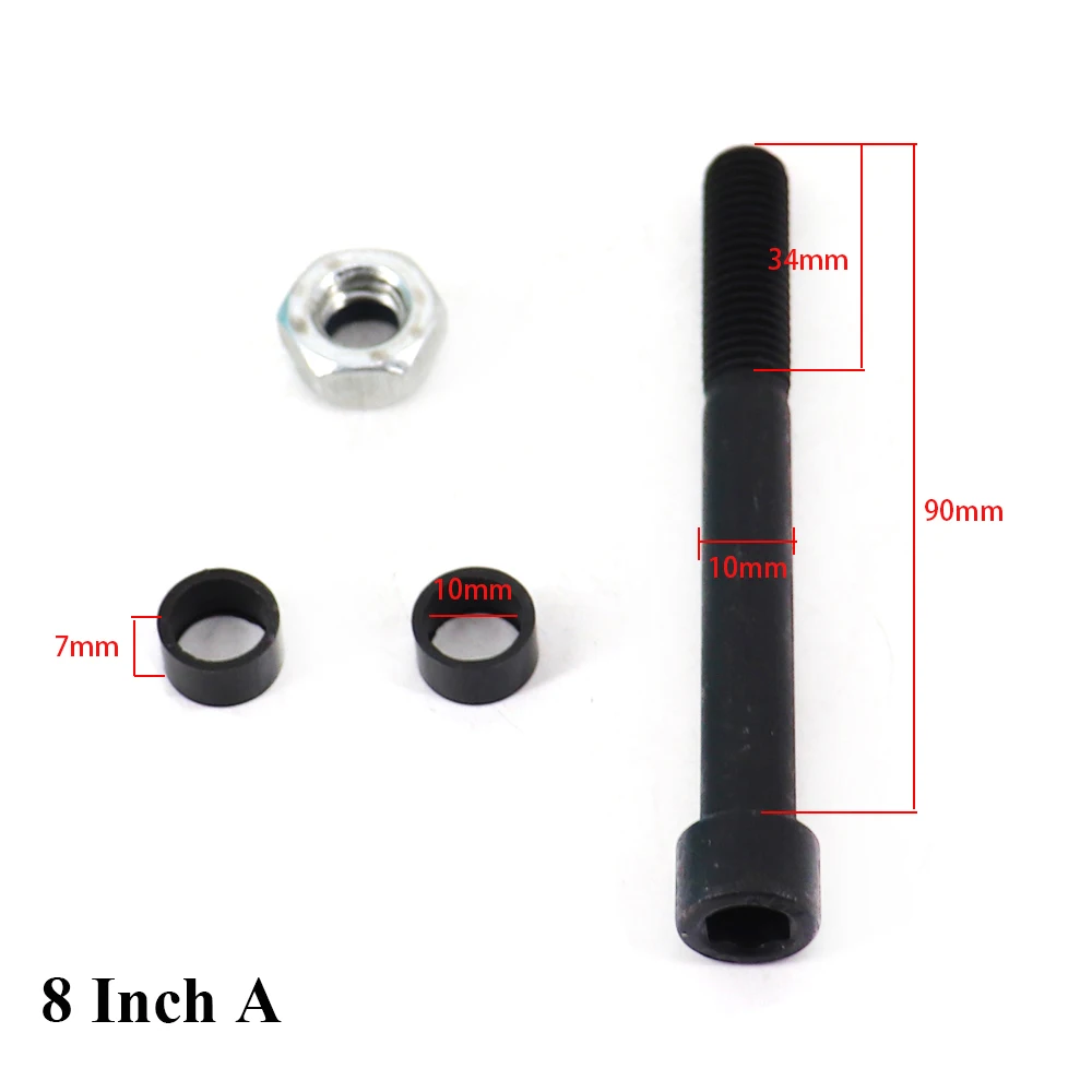 Electric Scooter 10X100mm 10X160MM M10 Axle Different Sizes Front and Rear Hub Shaft For KUGOO M4 Replace The Matching Parts