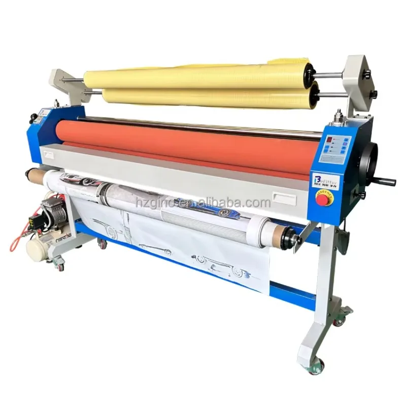 Budget-Friendly EC-1600Q Cold Laminating Machine 1600mm Width, Semi Automatic, High Efficiency For Large Format Lamination