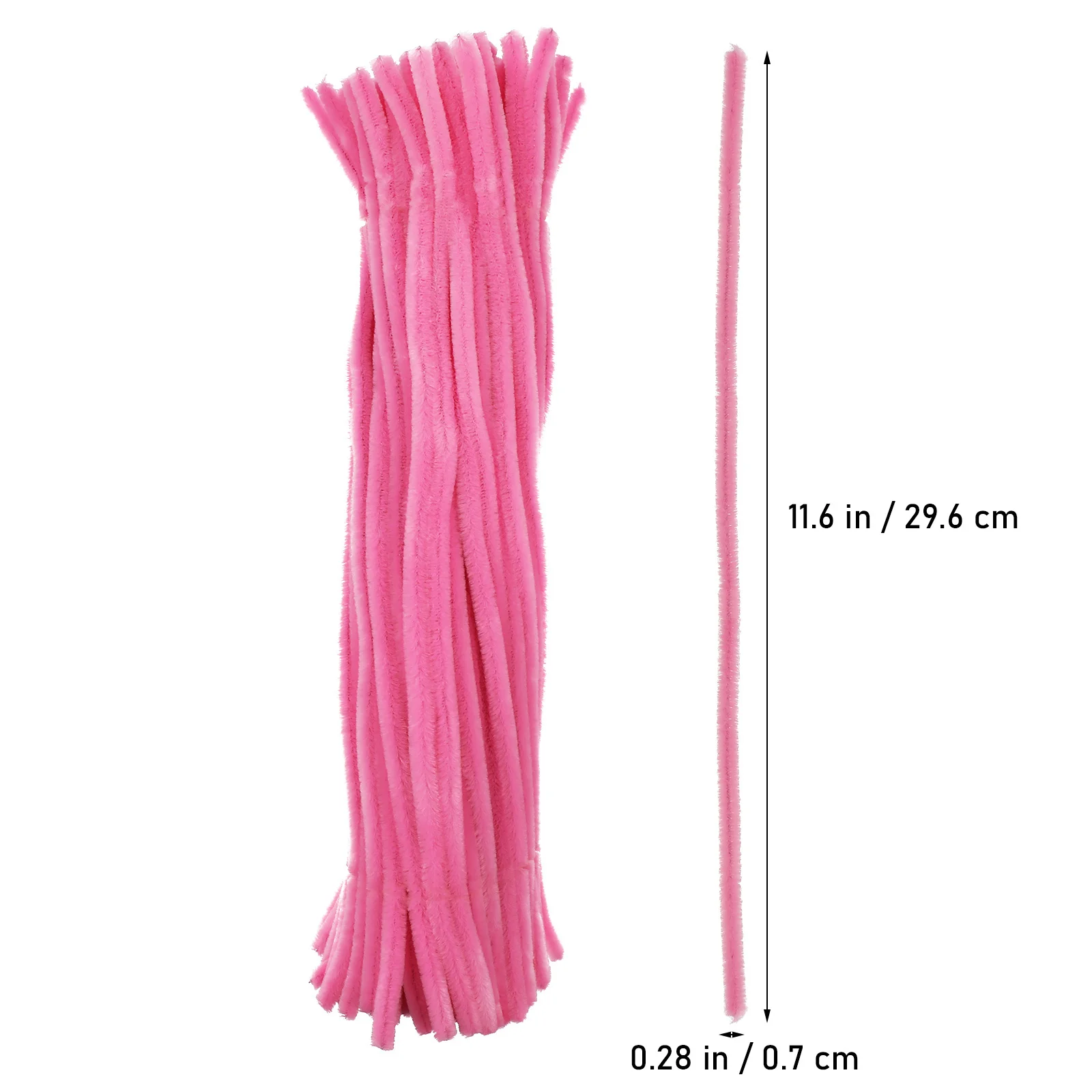 200 szt. Patyczków do rzeźbienia, miękkie, grube druciki do rękodzieła, sznurki z chenille do tworzenia kwiatów DIY, dekoracji świątecznych i girland.