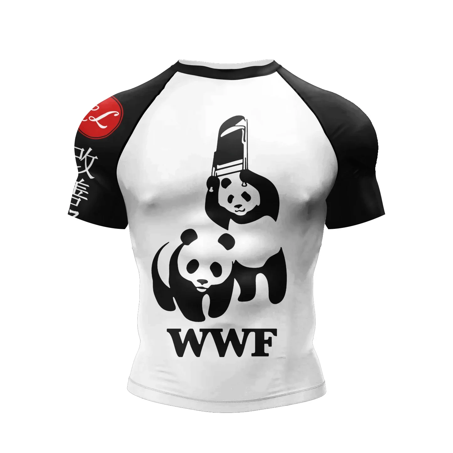 2024 Summer New Gym Boxing Shirt for Men O Collar Short Sleeve Animal 3d Printed Fitness Wear Training Quick-drying Top