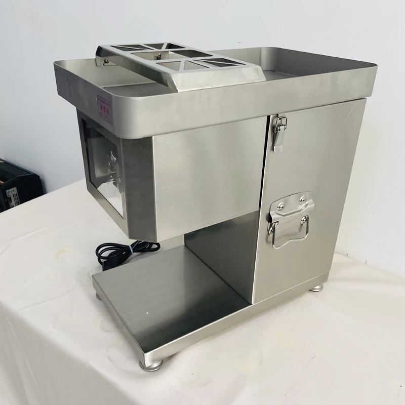 Stainless Steel Meat Slicer Dicing Machine1500W 150kg/h Commercial Meat Mincer Multifunctional Vegetable Cutting Machine