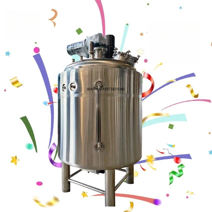 

1500Liter Double Wall High Shear Chocolate Cocoa Mixing Machine With Stirrer