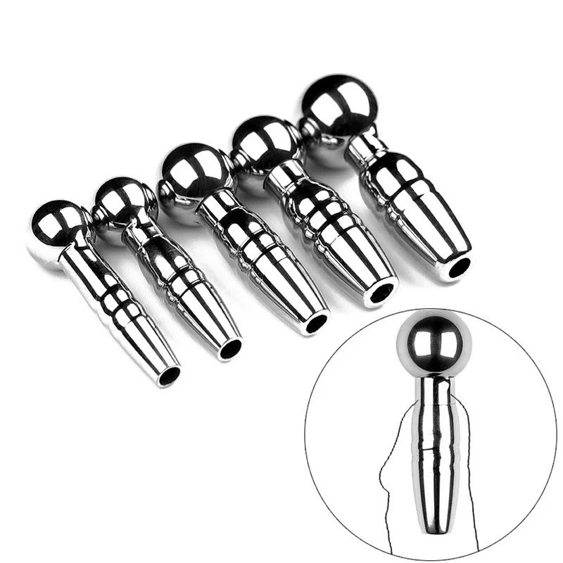 New Penis Plug Stainless Steel Urethral Dilator Toy Urethral Plug Male Urethral Dilator Catheter Chastity Sound BDSM Sex Toys