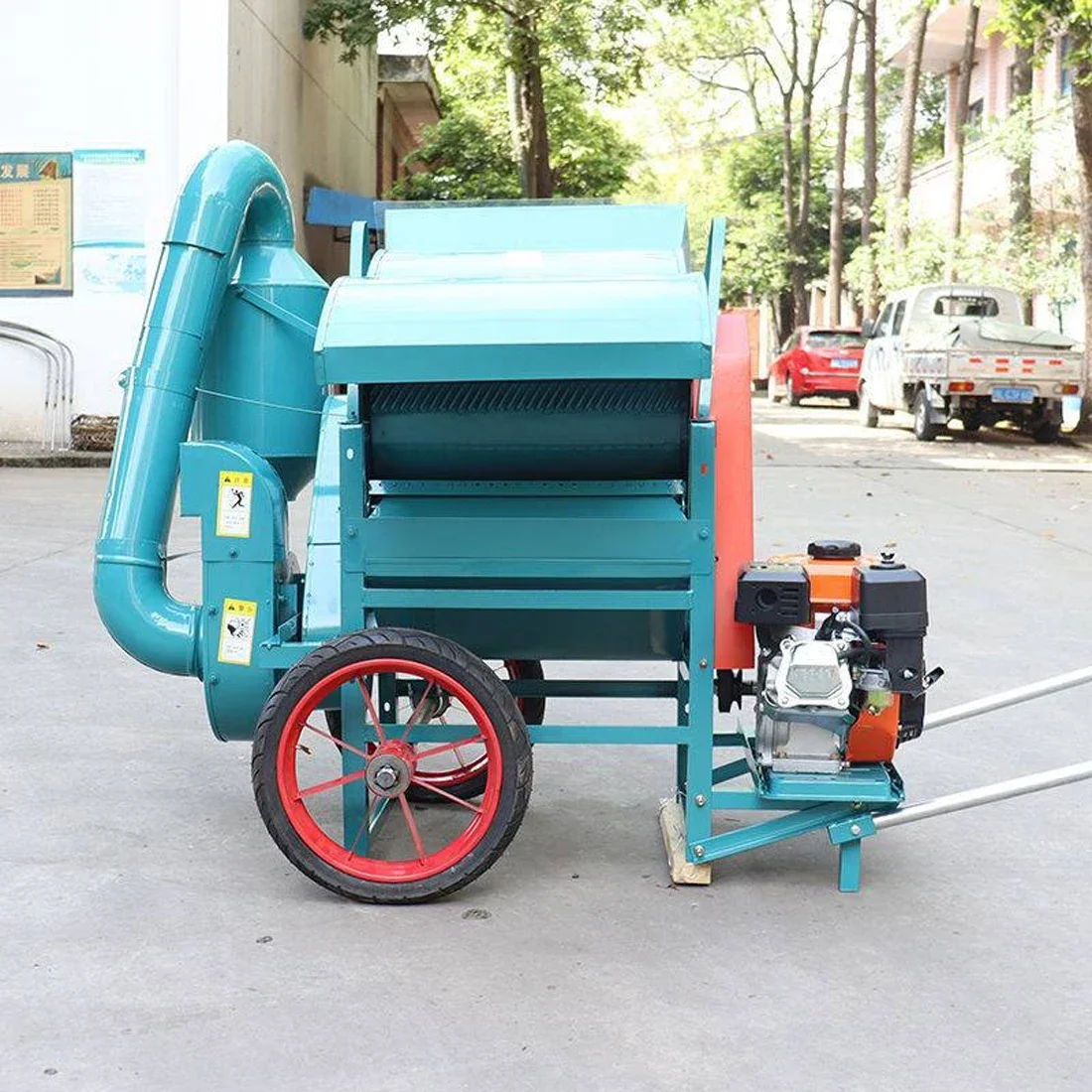 Rapeseed multi-function thresher is fully fed into small household wheat, rice, soybean, sesame, sorghum