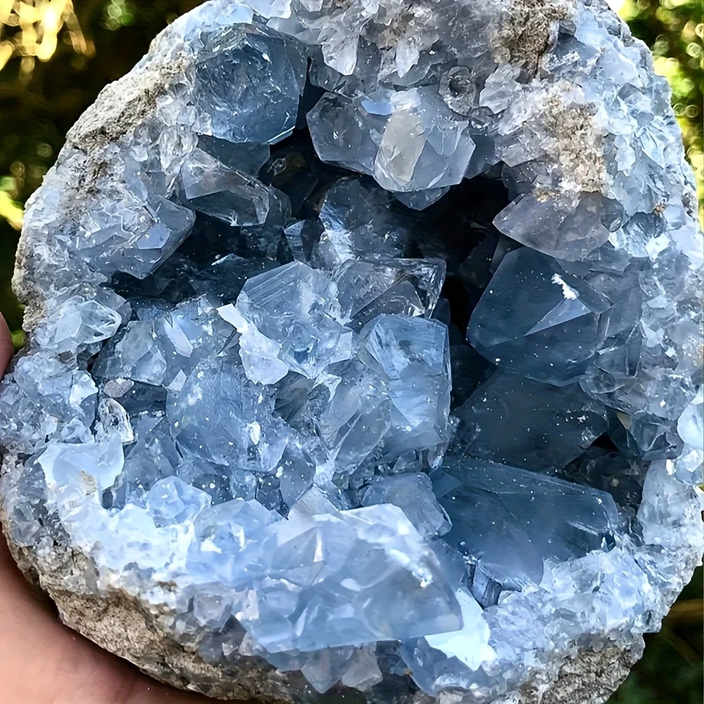 1pc Natural Lapis Lazuli Raw Stone Cluster – Bohemian-Style Crystal Specimen for Home & Office Decor, Mineral Gift Idea, DIY Dis view 5