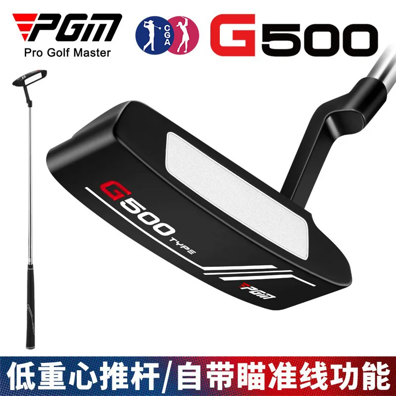 

PGM TUG075 Golf Club Putter Men's Single Golf Practice Rod Stable Low Center of Gravity High Fault Tolerance with Aiming Line