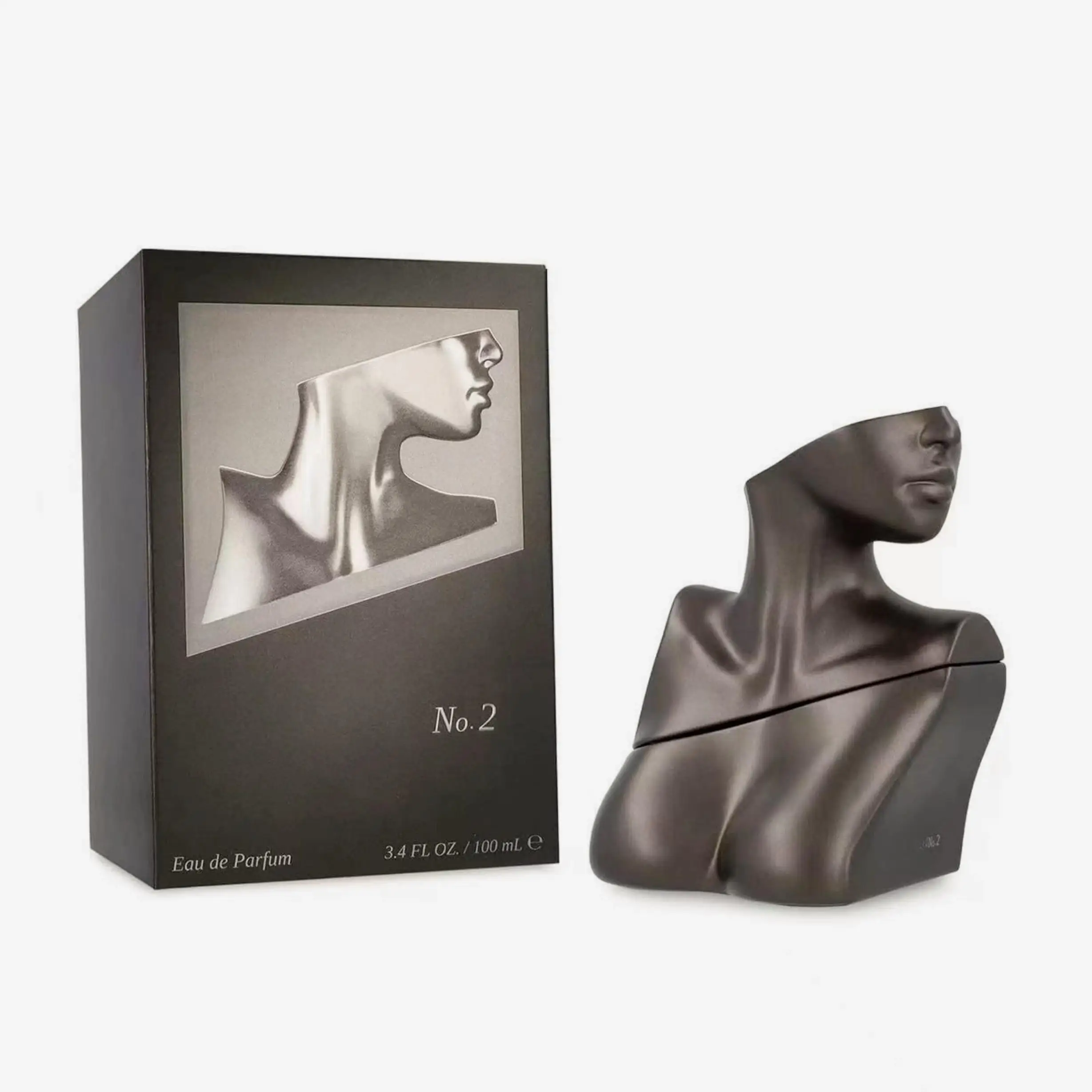 

No. 2 EDP: Artistic Bust Design, Modern Masculine Scent for Daily Wear