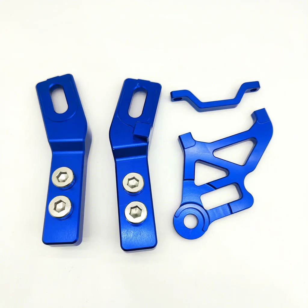 For CNC Part Strengthened For Light Bee 220mm Rear Disc Conversion Brackets Motorcycle Accessories Swing Arm Extenders Aluminum