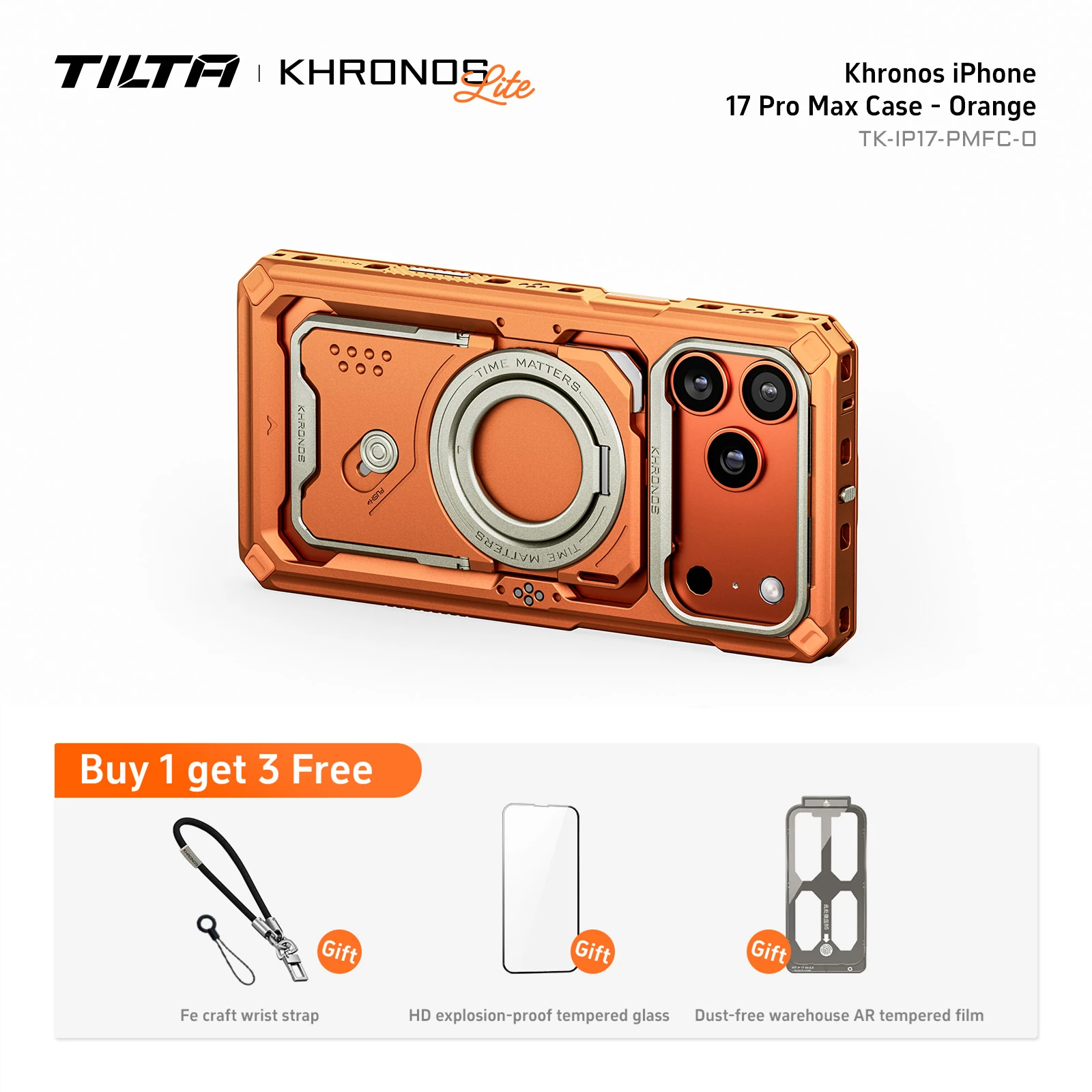 TILTA Khronos Classic 17 Pro/ Pro Max Mobile Video Cage for iPhone
