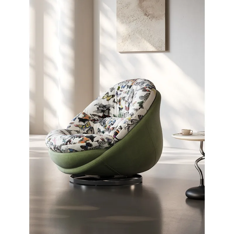 Swivel chair household Italian light luxury simple lazy leisure chair