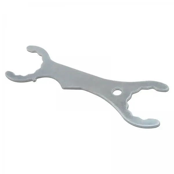 Multifunctional Faucet Wrench Silver Portable Spanner Beer Shank Stainless Steel Tool for Outdoor Plumbing