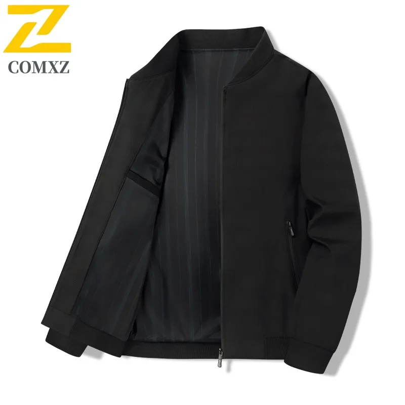 

COMXZ Chaqueta 2025 легкая свободная модная ветрозащитная уличная деловая повседневная куртка для отдыха мужская одежда куртки