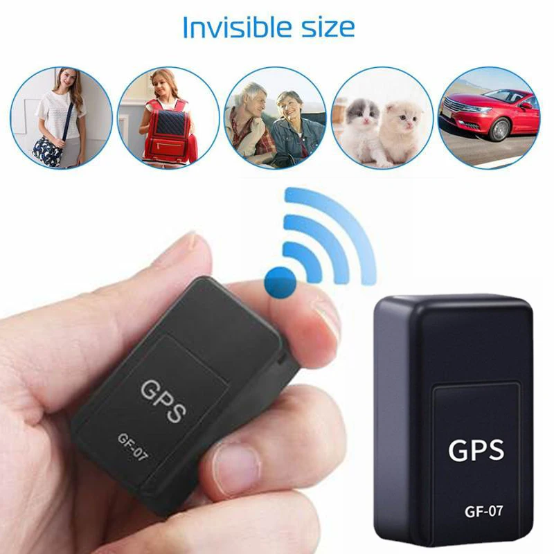 Localizador GF07 Mini GPS Tracker, dispositivo de seguimiento en tiempo Real, grabación antirrobo, vehículo magnético, coche, camiones, mascotas,