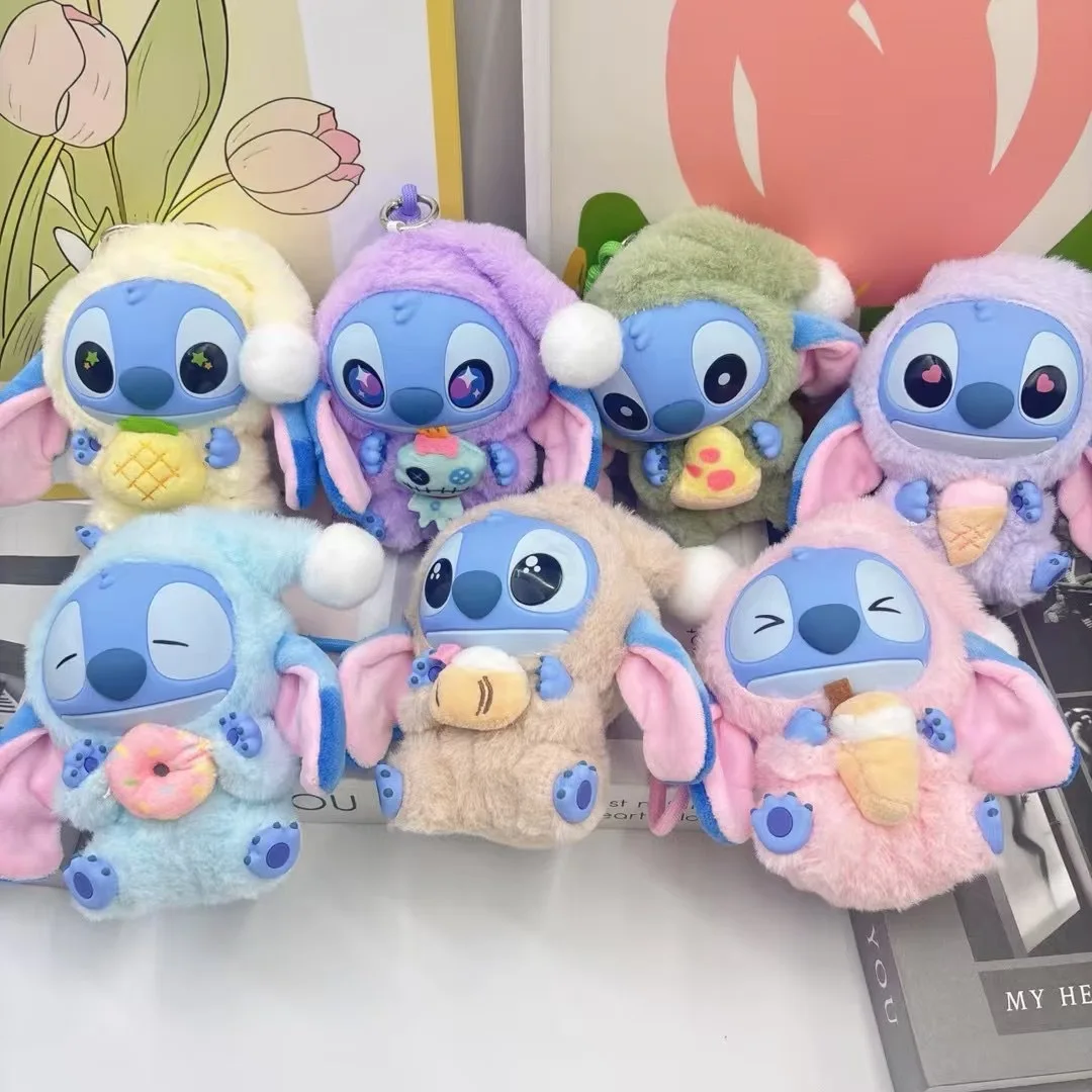 

Stitch Eat Something Before Sleep Series слепая коробка игрушка Mystery Box аниме фигурка стежка кукла кулон украшения детский рождественский подарок