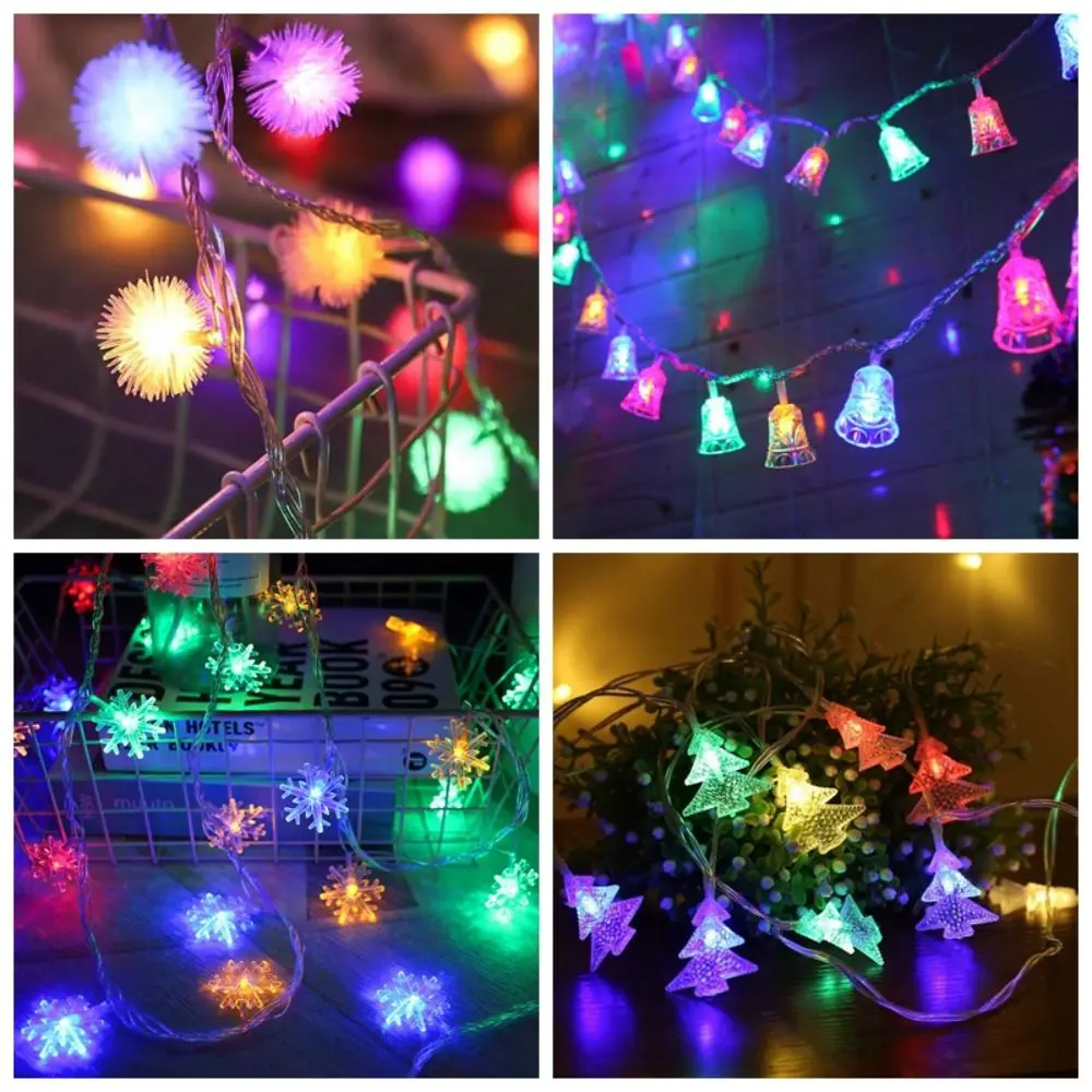 6m 40Led decorazioni natalizie per la casa albero di natale atmosfera natale luce stringa pigna cono decorativo