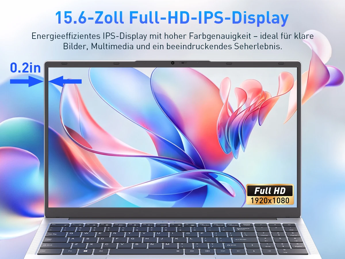 Notebook Pc, 15.6" Fhd Ips Laptop, Amd Ryzen 3 3250C, Max. 3.5Ghz 16Gb Ram 512Gb Nvme M.2 Ssd, Windows 11 Pro, Wi-Fi 6, Bluetooth 5.3, 2X Type-C, HDMI - Computer for Work & Study