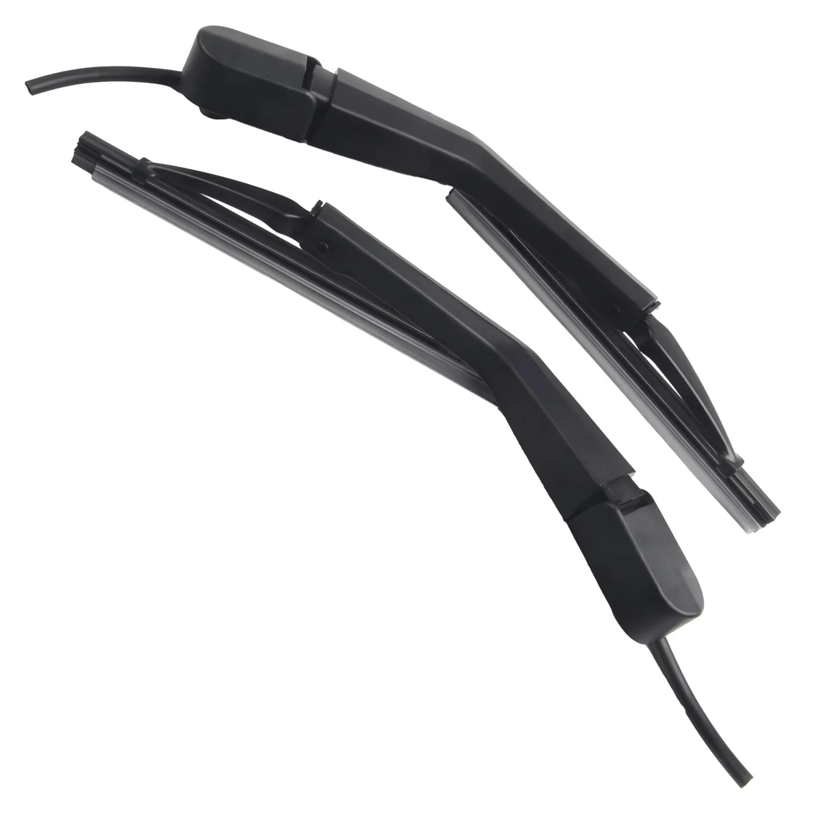 For Mercedes W126 Wiper Arms 2pcs A1268204644 Black Plastic A1268204544 Practical To Use Brand New High Quality