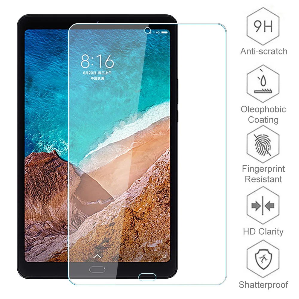 Vidrio templado para Xiaomi Mi Pad 4 Plus 10,1 2018, película protectora de pantalla antiarañazos para tableta, paquete de 3 unidades