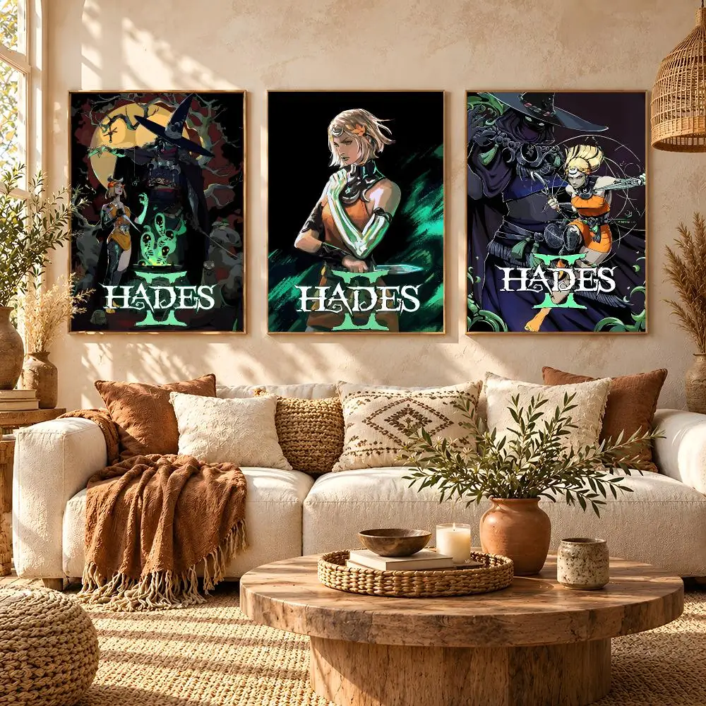 Game H-Hades Poster HD Home Wall Stickers House hallway Living Room Bedroom Bar Office Decor Art Prints