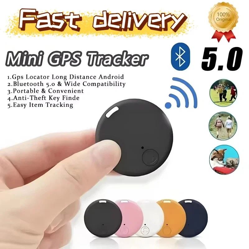 

GPS Tracker Bluetooth 5.0 Anti-Lost GPS Mini Device Pet Kids Bag Wallet Tracking For IOS Android Global Smart Finder Locator