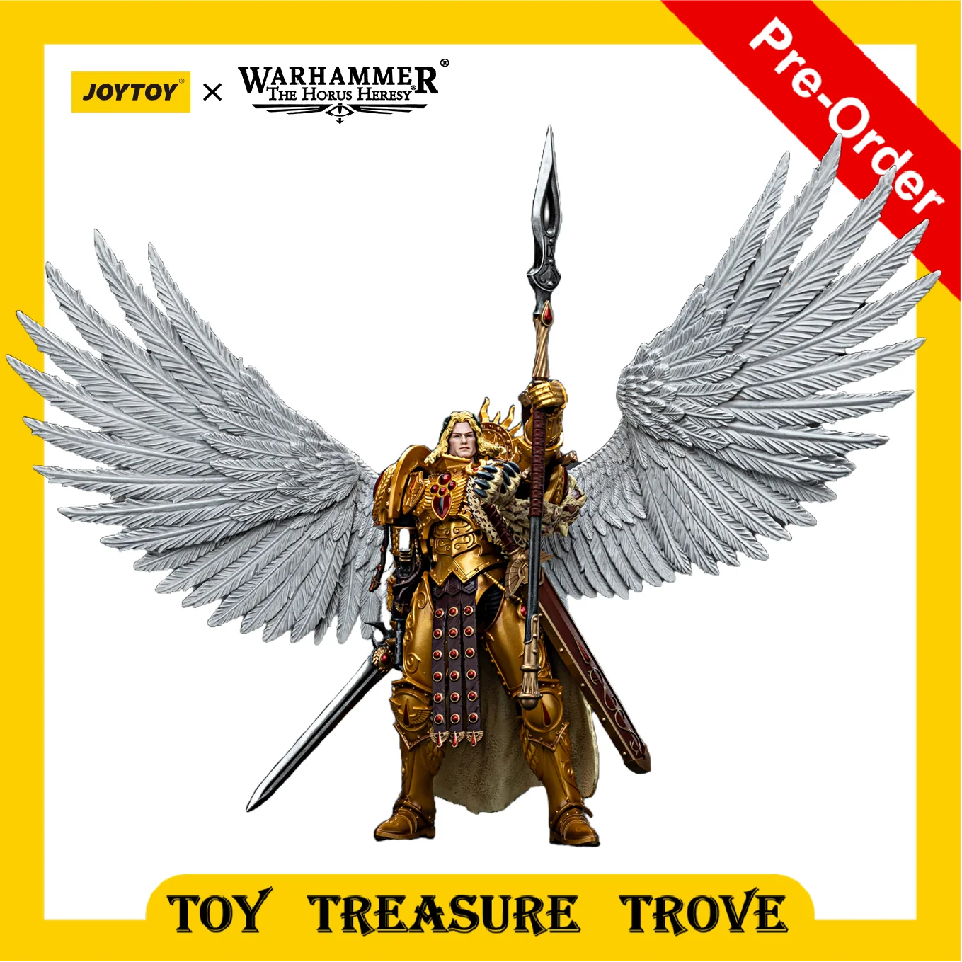 

[IPRE ORDER] JOYTOY 1/18 Warhammer 30k Action Figure Blood Angels Sanguinius Primarch of the IXth Legion Model Toy