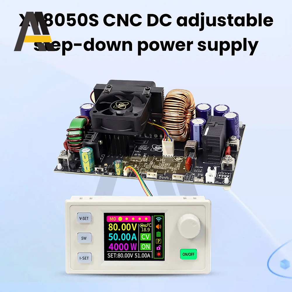 XY8050S CNC DC باك مصدر الطاقة 50A/4000W قابل للتعديل استقرت إمدادات الطاقة الجهد المستمر/الدعم الحالي أنظمة الطقس
