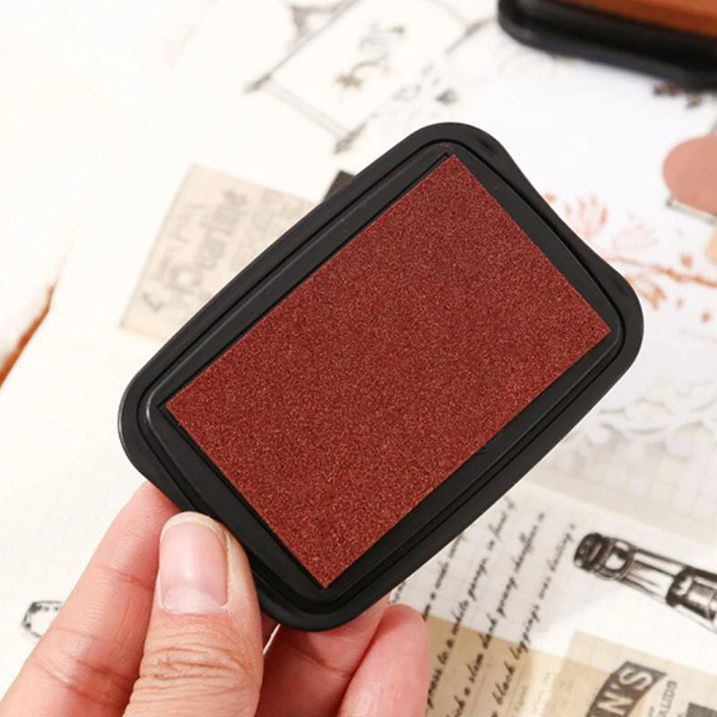 20 Colors Vintage Inkpad For Stamp DIY Crafts Scrapbooking Large Size Ink Pads Rubber Wooden Stamps Inkpads Paper Decor