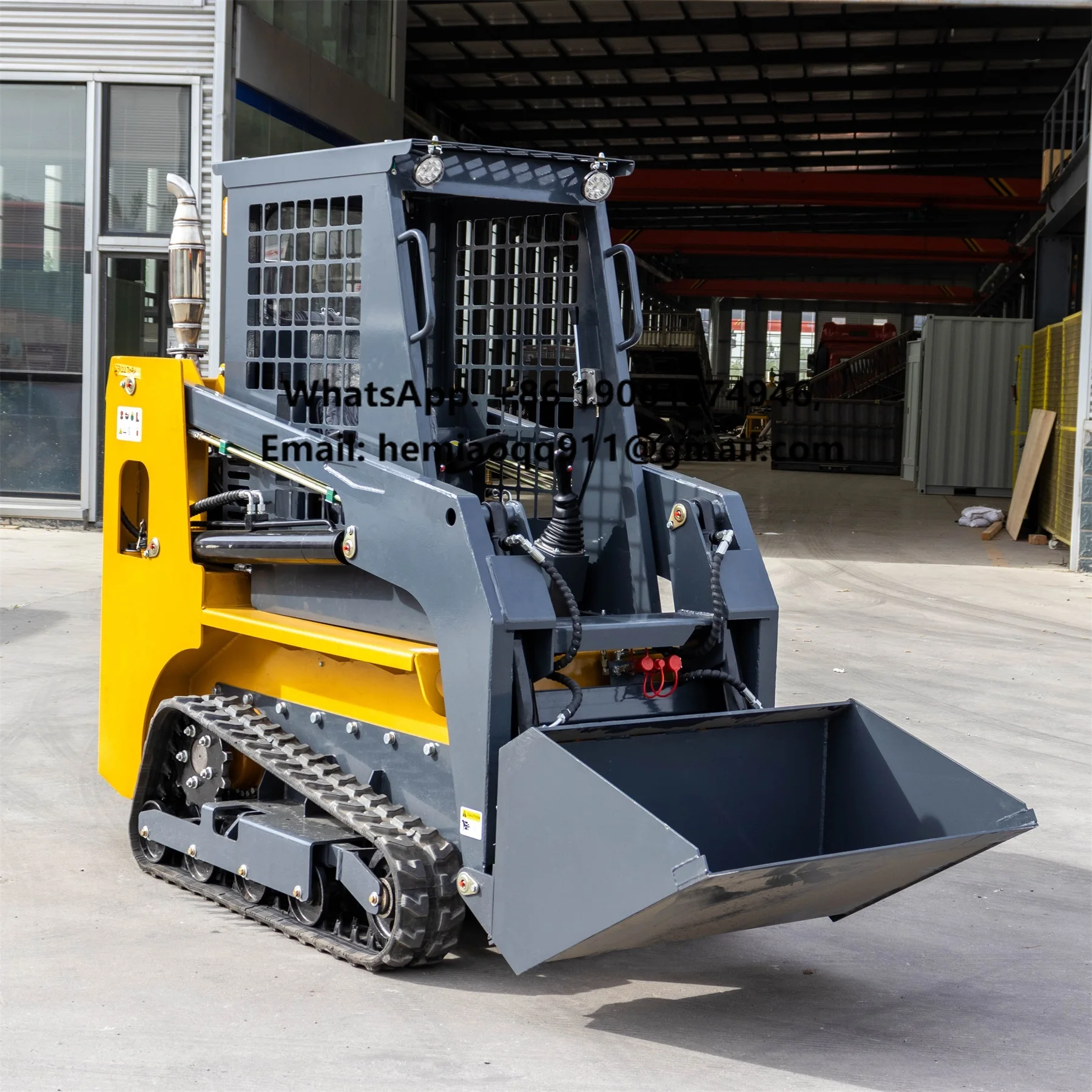 CE EPA Mini Loaders Chinese Wheel Skid Steer Loader Track With Trencher Concrete Mixer Pallet Fork