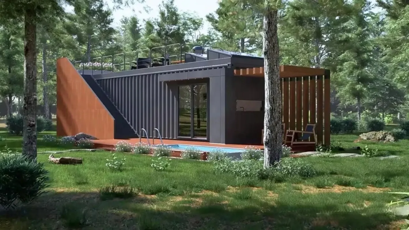 Customized Foldable Prefab Home for Worker Dormitory Easy Assemble Folding Container House Low Price Bulk Order
