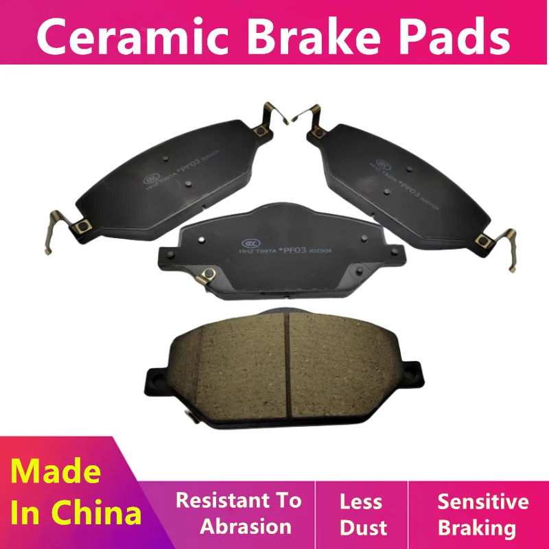 Front/Rear Ceramic Brake Pads For Byd Song Plus Ev Electric Vehicle/2020 2021 2022 2023 2024/Auto Parts