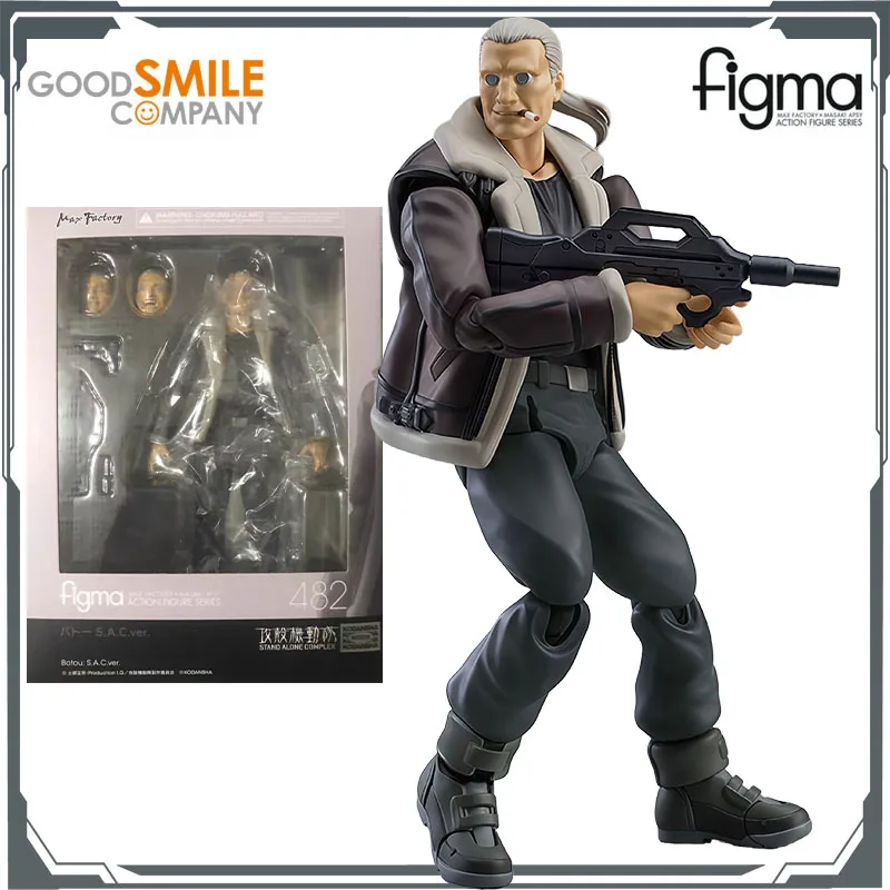 

GSC Original Figma 482 Batou S.A.C.ver. 155mm Anime Action Figures Toys for Boys Christmas Gift Collectible Model Ornaments