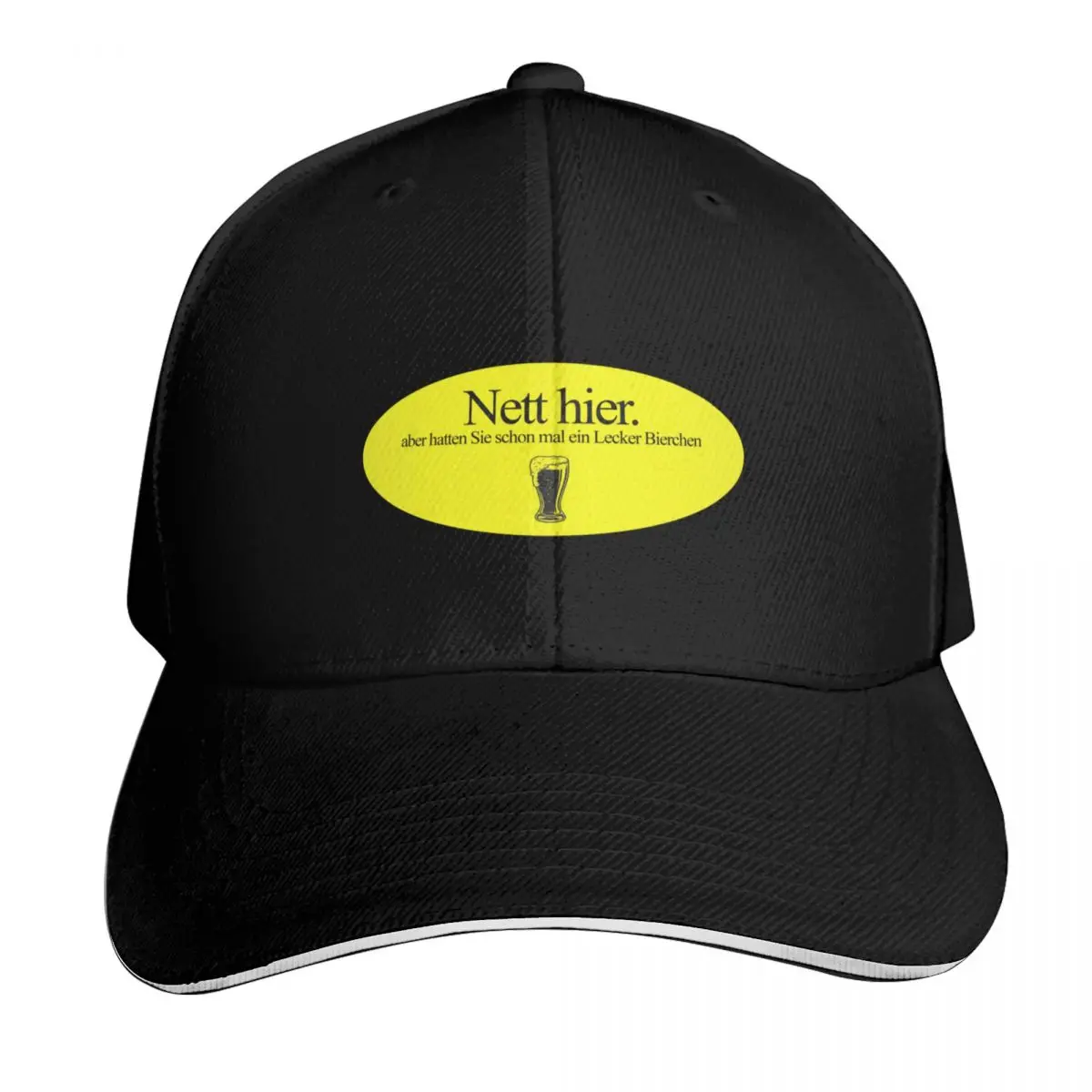 

Nett hier, aber hatten Sie schon mal ein Lecker Bierchen - Deutsche Memes Baseball Cap hiking hat Rave Boy Child Women's